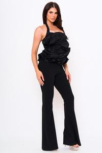 Symphony Jumpsuits - Giant Fabric Rose Top Jumpsuit | Zezebe