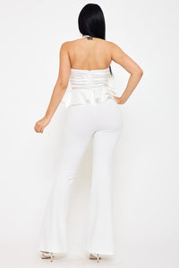 Symphony Jumpsuits - Giant Fabric Rose Top Jumpsuit | Zezebe