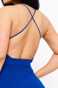 Symphony Dress - Layer Ruffle Train Detailed Maxi Dress | Zezebe