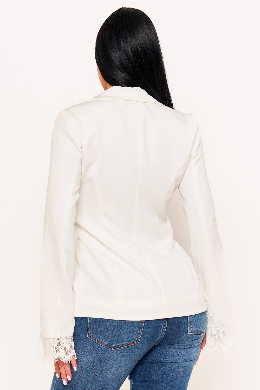 Symphony Jacket- Laced Wide Sleeve Formal Jacket | Zezebe