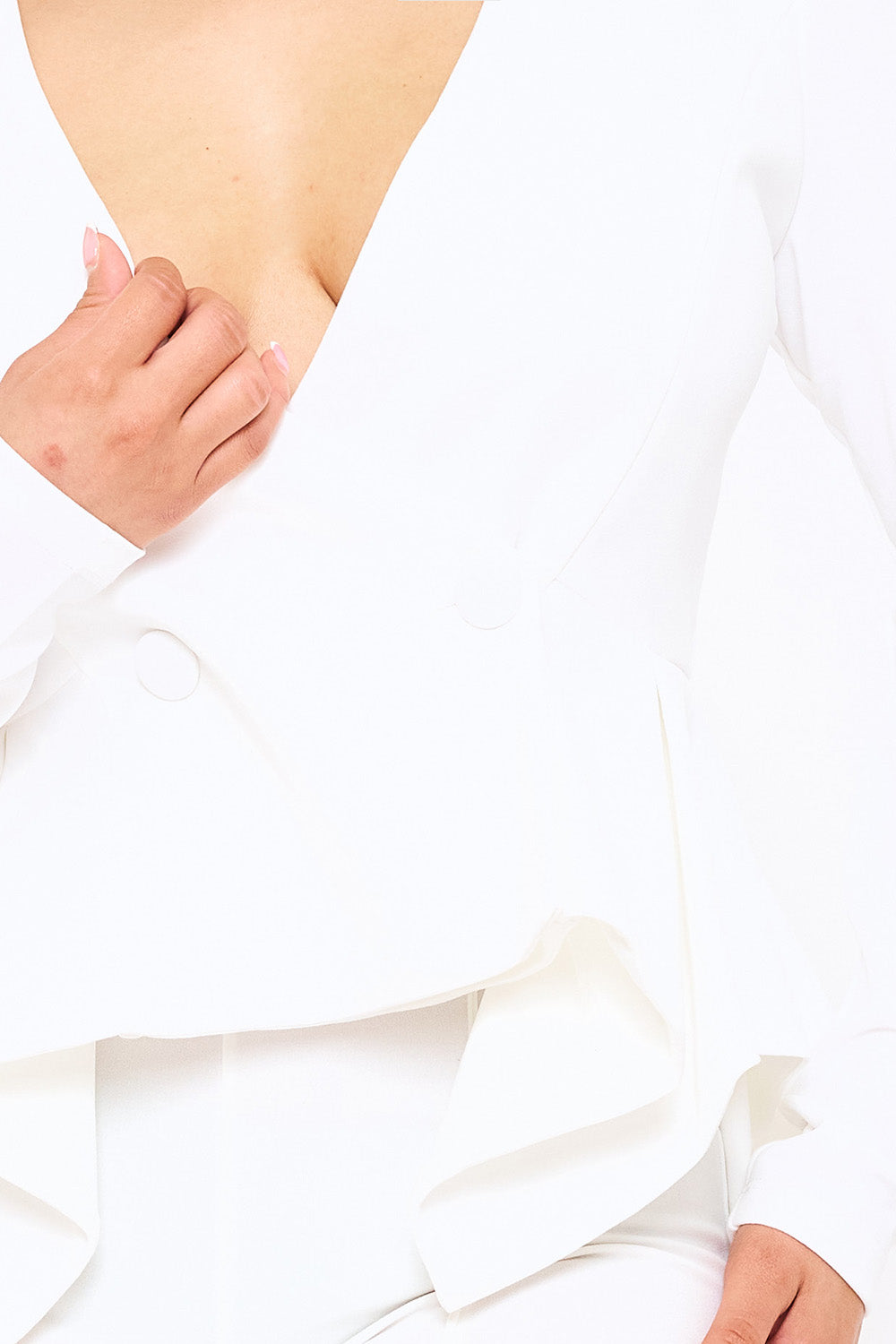 Symphony Jacket - Peplum Side Formal Jacket | Zezebe