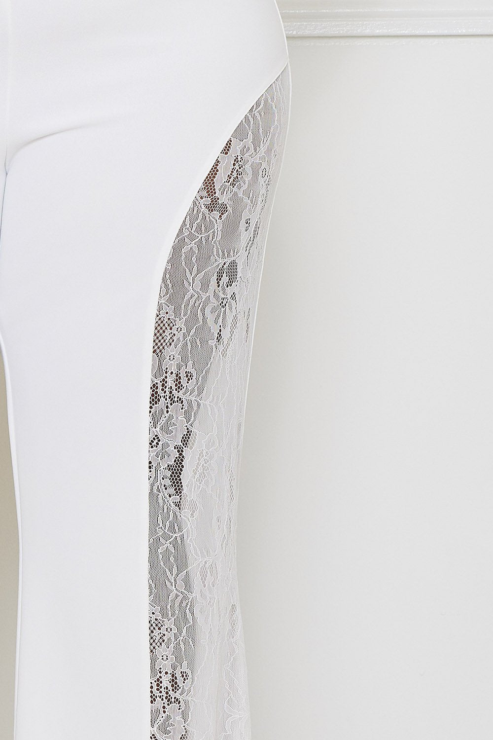 Symphony Jumpsuit - Lace Paneled Plus Size Night Out Jumpsuit | Zezebe