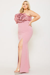 Symphony Dress - Sequin Flower Bust Maxi Dress | Zezebe