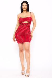 Symphony Dress - Rhinestone On Power Mesh Draped Front Mini Dress | Zezebe