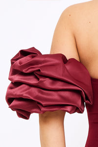 Symphony Dress - Layered Ruffle Sleeve Off The Shoulder Mini Dress | Zezebe