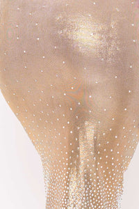 Symphony Dress - Gradient Rhinestone Midi Dress | Zezebe