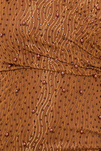 Symphony Dress - Pearl Detailed Wavy Mesh Mini Dress | Zezebe