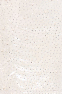 Rhinestone And Pearl Beaded Midi Dress