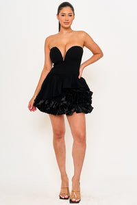 Symphony Dress - Layer Of Ruffles Detail Mini Dress | Zezebe