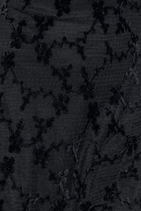 Symphony Dress - Fleur Faux Fur Tape Flare Mini Dress | Zezebe