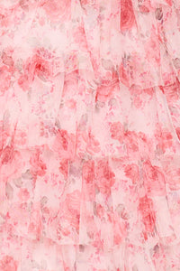 Symphony - Spring Floral Print Layered Ruffle Mini | Zezebe