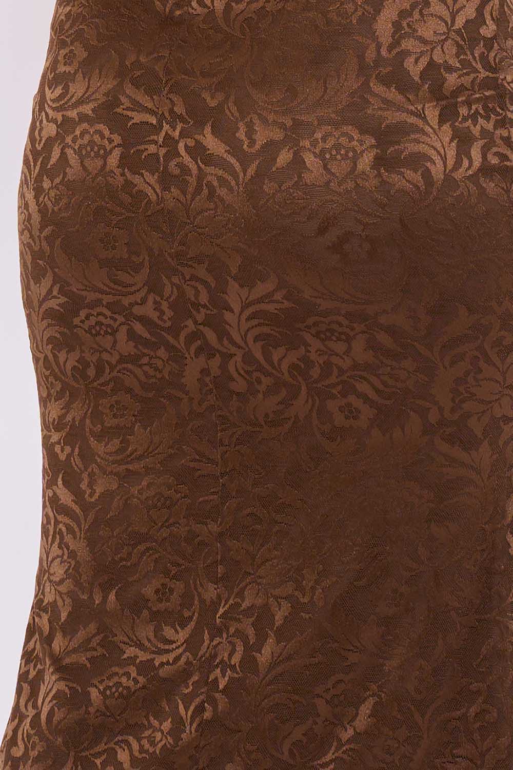 Floral Jacquard Lace Midi Dress