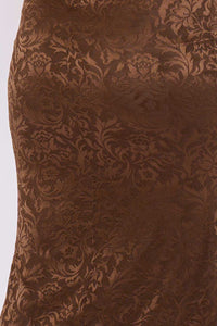 Floral Jacquard Lace Midi Dress