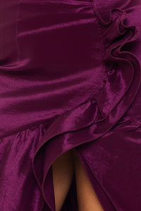 Symphony Dress - Taffeta Layered Ruffle Maxi Dress | Zezebe