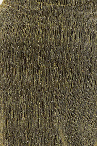 Rhinestone On Metallic Surplice Maxi Dress