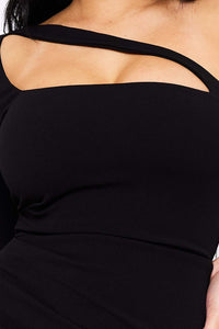 Symphony Dress - One Shoulder With Strap Maxi Dress | Zezebe