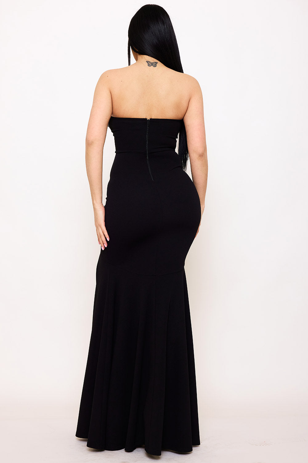 Symphony Dress - Ruffle Top Mermaid Maxi Dress | Zezebe