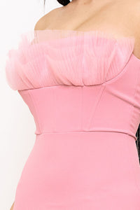 Symphony Dress - Ruffle Top Mermaid Maxi Dress | Zezebe