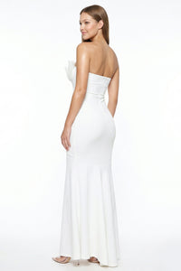 Ruffle Top Mermaid Maxi Dress