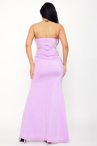 Symphony Dress - Heavy Shakira Fabric Tube Top Maxi Dress | Zezebe