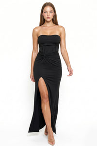 Heavy Shakira Fabric Tube Top Maxi Dress
