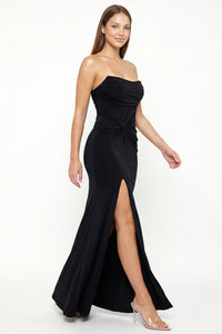 Heavy Shakira Fabric Tube Top Maxi Dress
