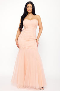 Symphony Dress - Overlay Mesh Mermaid Maxi Dress | Zezebe