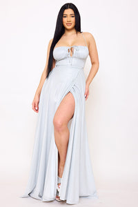 Spaghetti Strap Sherri Shine Maxi Dress