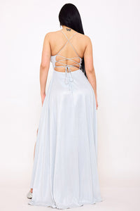 Spaghetti Strap Sherri Shine Maxi Dress