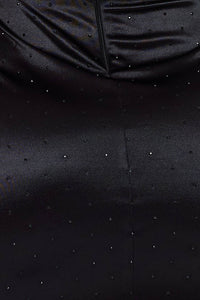 Symphony Dress - Satin One Shoulder Maxi Dress | Zezebe