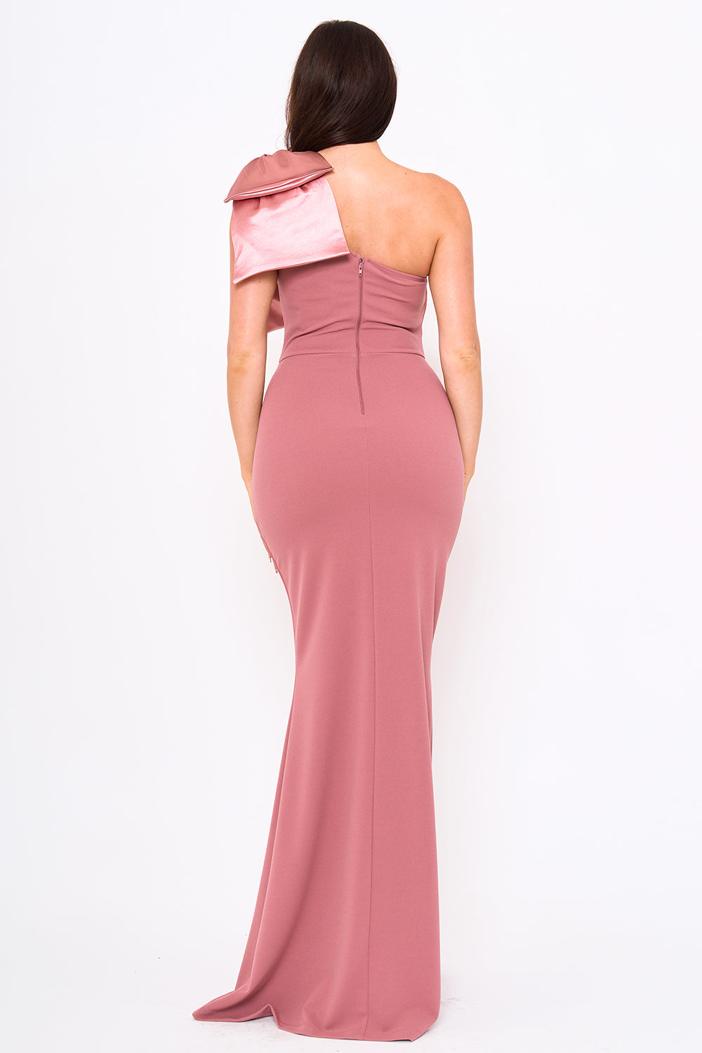 Symphony Dress - Techno Crepe And Satin Maxi Dress | Zezebe