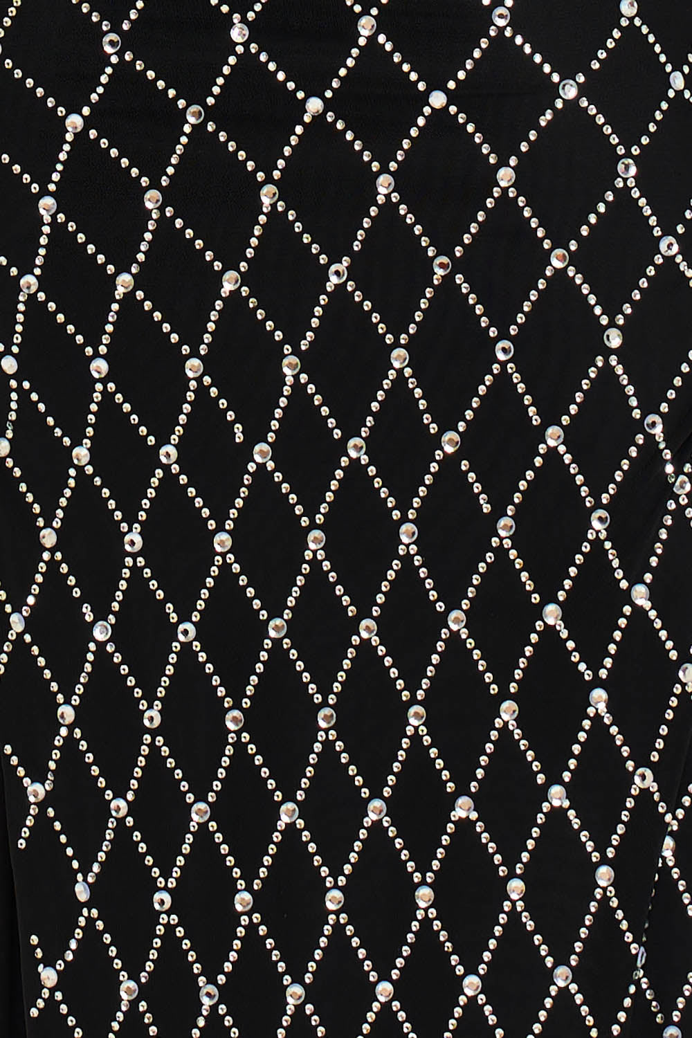 Symphony Dress - Diamond Patterned Rhinestone Maxi Dress | Zezebe