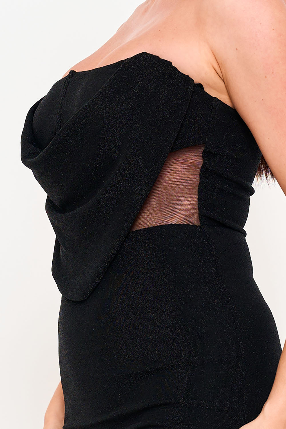 Symphony Dress - Metallic Knit Stretchy Maxi Dress | Zezebe