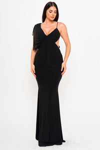 Symphony Dress - Spaghetti Shoulder Strap Maxi Dress | Zezebe