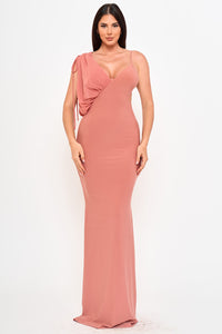 Symphony Dress - Spaghetti Shoulder Strap Maxi Dress | Zezebe