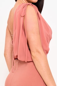 Symphony Dress - Spaghetti Shoulder Strap Maxi Dress | Zezebe