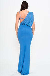 Symphony Dress - Spaghetti Shoulder Strap Maxi Dress | Zezebe