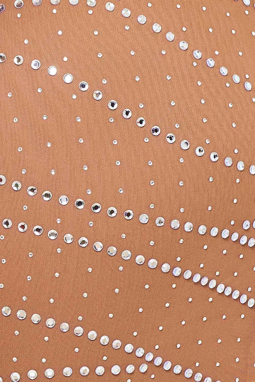 Symphony Dress - Multi Size Rhinestone Mesh Plus Size Night Out Mini Dress | Zezebe