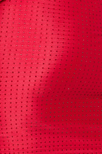 Symphony Dress - Shakira Rib With Rhinestone Plus Size Night Out Mini Dress | Zezebe